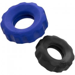 Hunkyjunk COG 2-Size C-Rings - Tar/Cobalt Hunkyjunk COG 2-Size C-Rings - Tar/Cobalt Boxcover
