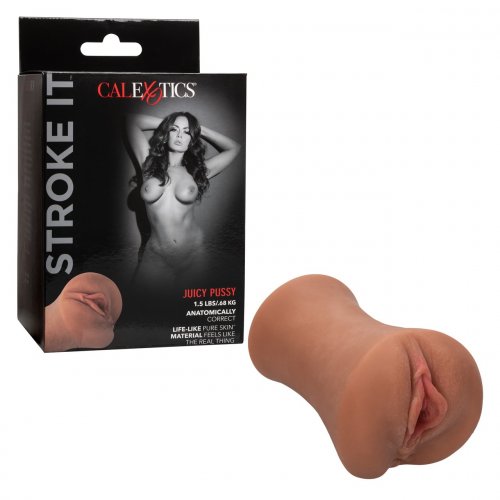 Anatomically Correct Porn Toys - Stroke It Juicy Pussy - Brown | Sex Toys & Adult Novelties @ Porn Parody  Store