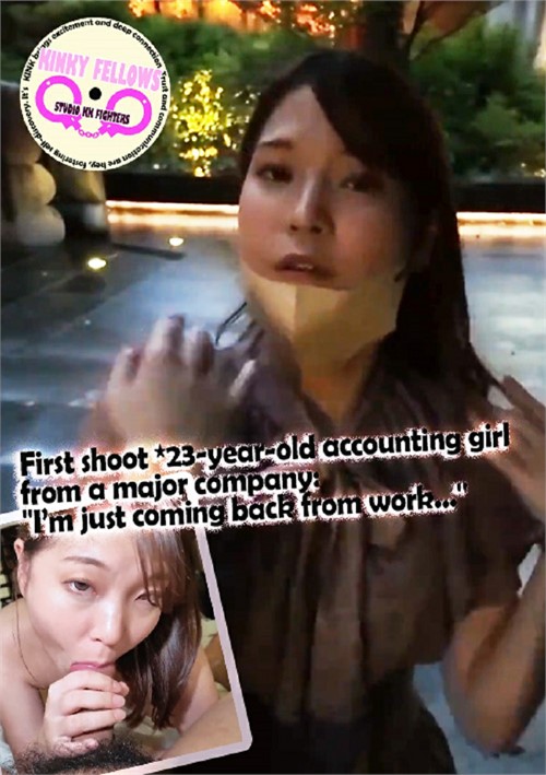 First shoot *23-year-old accounting girl from a major company: I'm just coming back from work..."