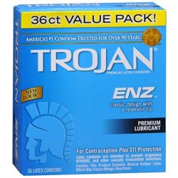 Trojan Enz Lubricated - 36 pk Trojan Enz Lubricated - 36 pk Boxcover