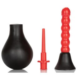 Ribbed Anal Douche Sex Toy