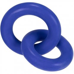 Hunkyjunk DUO Linked Cock and Ball Rings - Cobalt Blue Hunkyjunk DUO Linked Cock and Ball Rings - Cobalt Blue Boxcover