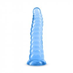 NS Novelties Fantasia Nymph Suction Cup Rippled Dildo - Blue Boxcover