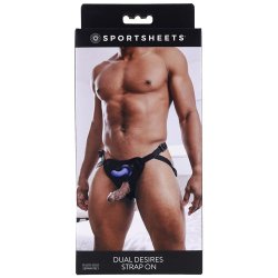 Sportsheets Dual Desires Double Penetration Strap On Boxcover