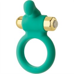 Wonderland: The Pleasurepillar Silicone C-Ring - Green Sex Toy Wonderland: The Pleasurepillar Silicone C-Ring - Green Sex Toy