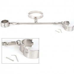 Rapture: Stainless Steel Neck and Wrist Restraint with Spreader Bar Rapture: Stainless Steel Neck and Wrist Restraint with Spreader Bar Boxcover