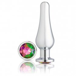 Cloud 9 Gems Silver Chromed Tall Anal Plug - Large Cloud 9 Gems Silver Chromed Tall Anal Plug - Large Boxcover