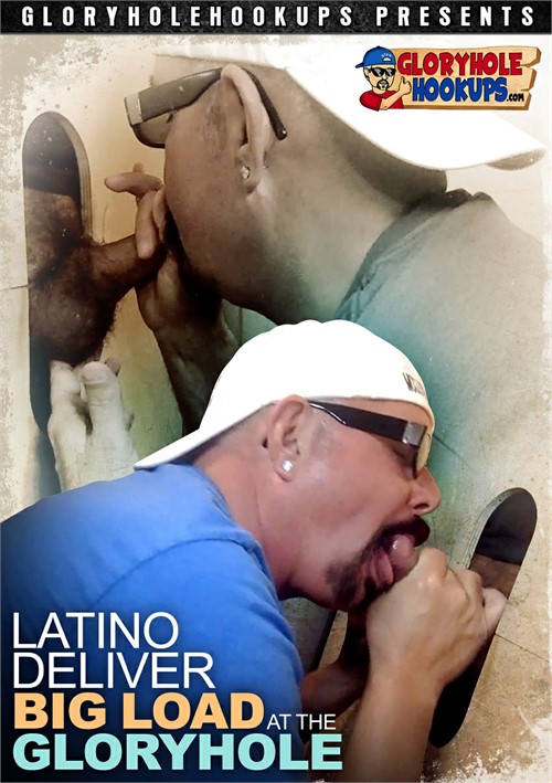 Latino Delivers Big Load at the Gloryhole Boxcover