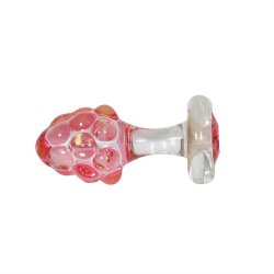 Pineapple Delight Plug w/ Pink Crystal Sex Toy Pineapple Delight Plug w/ Pink Crystal Sex Toy
