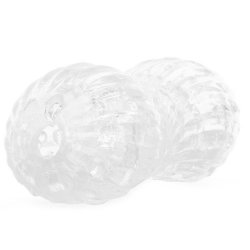 Renegade Twisted Stroker - Clear Sex Toy Renegade Twisted Stroker - Clear Sex Toy