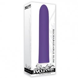 Evolved 7 Function Rechargeable Slim Vibrator - Purple Evolved 7 Function Rechargeable Slim Vibrator - Purple Boxcover