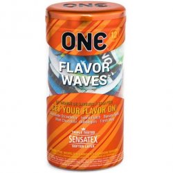 One: Flavor Wave Condoms - 12pk One: Flavor Wave Condoms - 12pk Boxcover