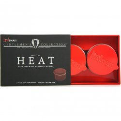 HEAT: Soybean Wax and Coconut Oil Massaging Candles - 2 Per Pack Sex Toy HEAT: Soybean Wax and Coconut Oil Massaging Candles - 2 Per Pack Sex Toy