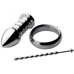 Zeus Deluxe Series Voltaic For Him Stainless Steel Male E-stim Kit Zeus Deluxe Series Voltaic For Him Stainless Steel Male E-stim Kit Boxcover