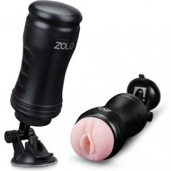 Zolo Solo Flesh Discreet Suction Mounted Masturbator Zolo Solo Flesh Discreet Suction Mounted Masturbator Boxcover