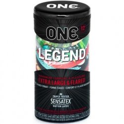 One: Legend Wide and Longer Condoms - 12pk One: Legend Wide and Longer Condoms - 12pk Boxcover