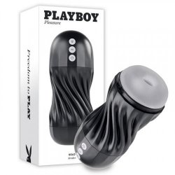 Playboy Pleasure Solo Rechargeable Textured Stroker Playboy Pleasure Solo Rechargeable Textured Stroker Boxcover