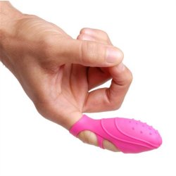 Bang Her Silicone G-Spot Finger Vibe - Pink Sex Toy