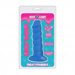 Rock Candy - Suga Daddy 5.5" Dildo - Blue Rock Candy - Suga Daddy 5.5" Dildo - Blue Boxcover
