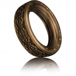 Rocks Off Dr. Rocco Cox's Cog Cock Ring - Metallic Gold Sex Toy Rocks Off Dr. Rocco Cox's Cog Cock Ring - Metallic Gold Sex Toy