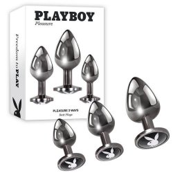 Playboy Pleasure 3 Ways Metal Anal Training Kit Playboy Pleasure 3 Ways Metal Anal Training Kit Boxcover
