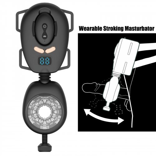Cyber Stroker Advanced Stoke Function Wearable Hands Free Masturbator | Sex  Toys & Adult Novelties @ Bang.com Store