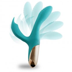 Maia: Skyler Silicone Bendable Rabbit Vibrator - Teal Maia: Skyler Silicone Bendable Rabbit Vibrator - Teal Boxcover