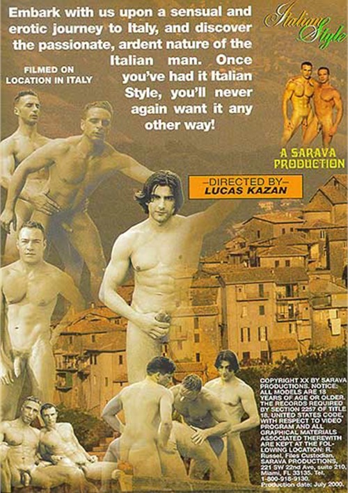 Italian Porno Film - Italian Style | Sarava Productions Gay Porn Movies @ Gay DVD Empire