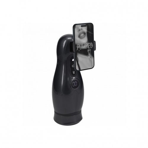 Pumped: Virtuo Suction, Heated and Vibrating Masturbator with Phone  Attachment