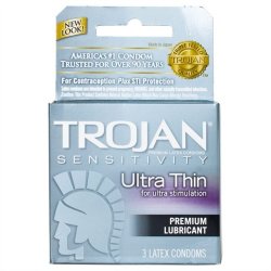Trojan Ultra Thin Lubricated - 3 Pack Trojan Ultra Thin Lubricated - 3 Pack Boxcover