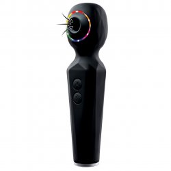 Evolved Rainbow Sucker Silicone Wand Vibe - Black Boxcover