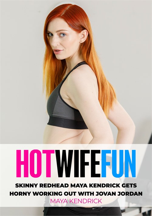 Skinny Redhead Maya Kendrick Gets Horny Working Out With Jovan Jordan