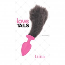 Love Tails: Luna Pink Plug with Short Black Tail - Small Love Tails: Luna Pink Plug with Short Black Tail - Small Boxcover