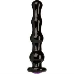 Black Rose: Violet Gem Glass Butt Plug Wand Black Rose: Violet Gem Glass Butt Plug Wand Boxcover