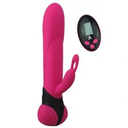 Bonnie & Clyde Rotating Vibe - Pink Sex Toy Bonnie & Clyde Rotating Vibe - Pink Sex Toy