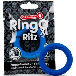 Screaming O - Ring O Ritz X-Large Silicone Ring - Blue Sex Toy Screaming O - Ring O Ritz X-Large Silicone Ring - Blue Sex Toy