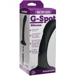 Vac-U-Lock - G-Spot and P-Spot Silicone Dong - Black Vac-U-Lock - G-Spot and P-Spot Silicone Dong - Black Boxcover