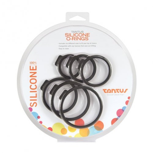 Tantus Silicone O-Rings Set - Pack of 6.