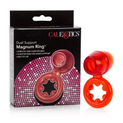 Dual Support Magnum Ring - Red Sex Toy