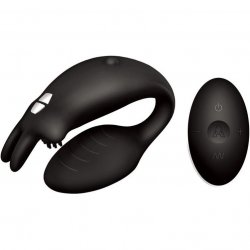 The Couples Silicone Rabbit - Black The Couples Silicone Rabbit - Black Boxcover