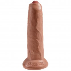 King Cock 9" Uncut Cock - Tan King Cock 9" Uncut Cock - Tan Boxcover
