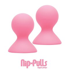 The 9s Nip-Pulls Silicone Nipple Suckers - Pink Sex Toy