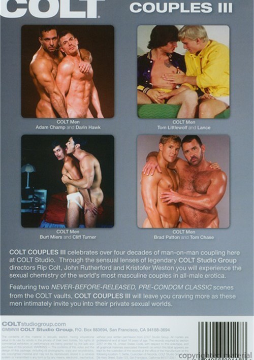 500px x 709px - Couples 3 | Colt Studio Gay Porn Movies @ Gay DVD Empire