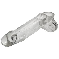 Oxballs Daddy Cock and Ball Sheath - Clear Sex Toy Oxballs Daddy Cock and Ball Sheath - Clear Sex Toy