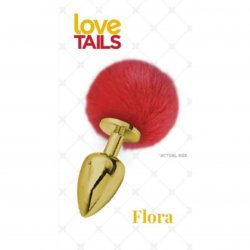 Love Tails: Flora Gold Plug with Red Pom Pom - Medium Love Tails: Flora Gold Plug with Red Pom Pom - Medium Boxcover