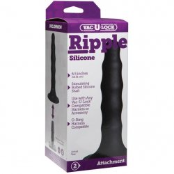 Vac-U-Lock - Ripple Silicone Dong - Black Vac-U-Lock - Ripple Silicone Dong - Black Boxcover