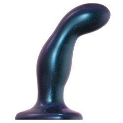 Strap-On-Me Snaky Dildo Plug - Metallic Blue Strap-On-Me Snaky Dildo Plug - Metallic Blue Boxcover