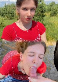 Public Amateur Teen POV Blowjob, Facial Cumshot In Public Boxcover