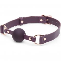 Fifty Shades Freed: Cherished Collection Leather and Silicone Ball Gag - Purple Fifty Shades Freed: Cherished Collection Leather and Silicone Ball Gag - Purple Boxcover