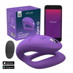 We-Vibe Sync O App Enabled Couples Vibrator with Remote Control - Purple Boxcover